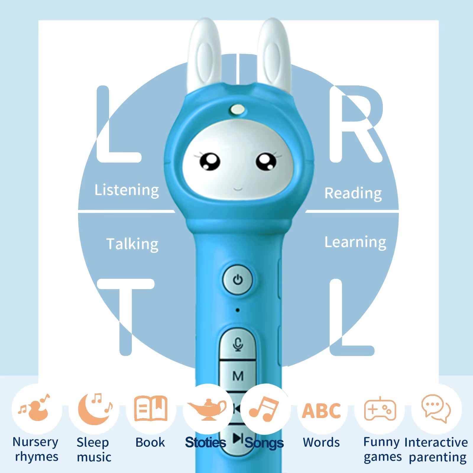 Kids Language Learning Toy English Electronic Book Talking Flash Card Education Toddlers 0-6 Years Reading Machine