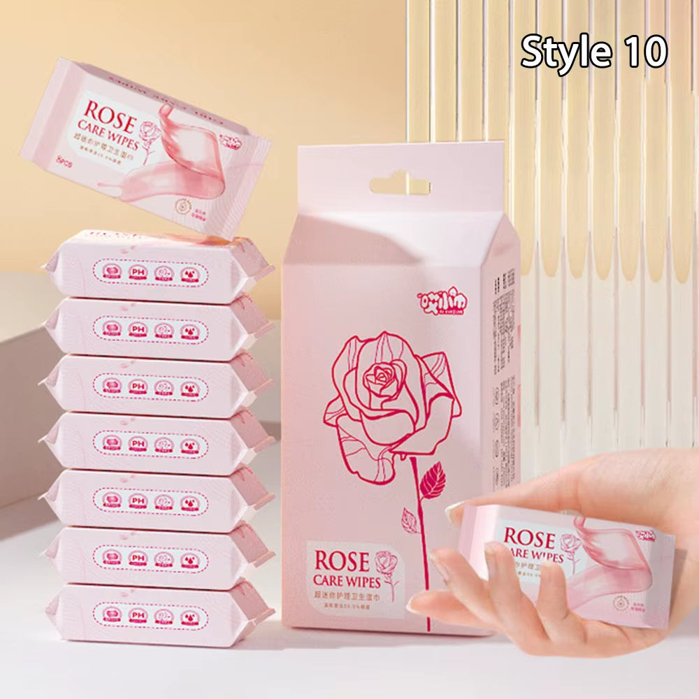 Soft Baby Wet Wipes Hand Mouth Cleaning Large Pack Freshing Cleaning Wipes Disposable High Quality Mini Portable Wipes Babies