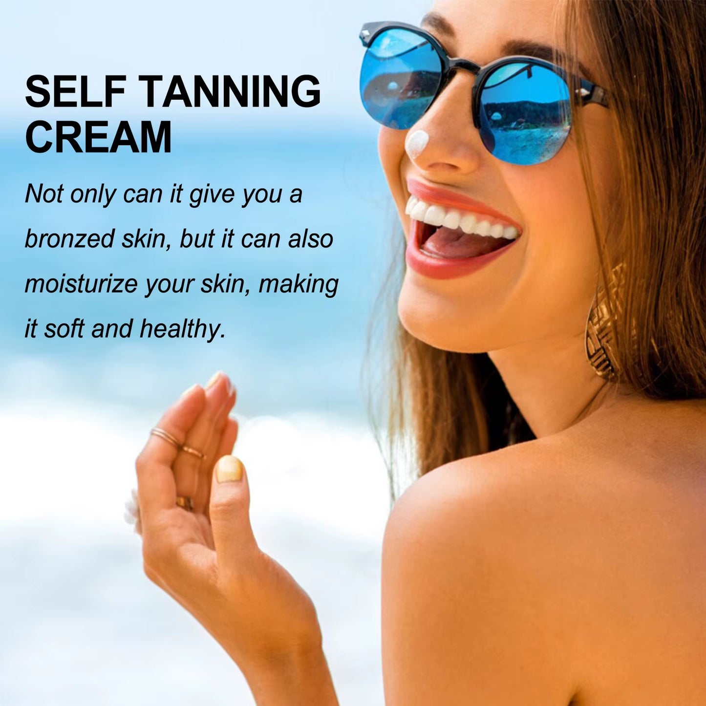 Tanning Accelerator Cream Booster Solarium Shine Sunbeds Summer Nourishing Long Lasting Outdoor Dark Natural Self Tanner Lotion